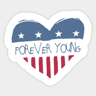 Forever Young Sticker